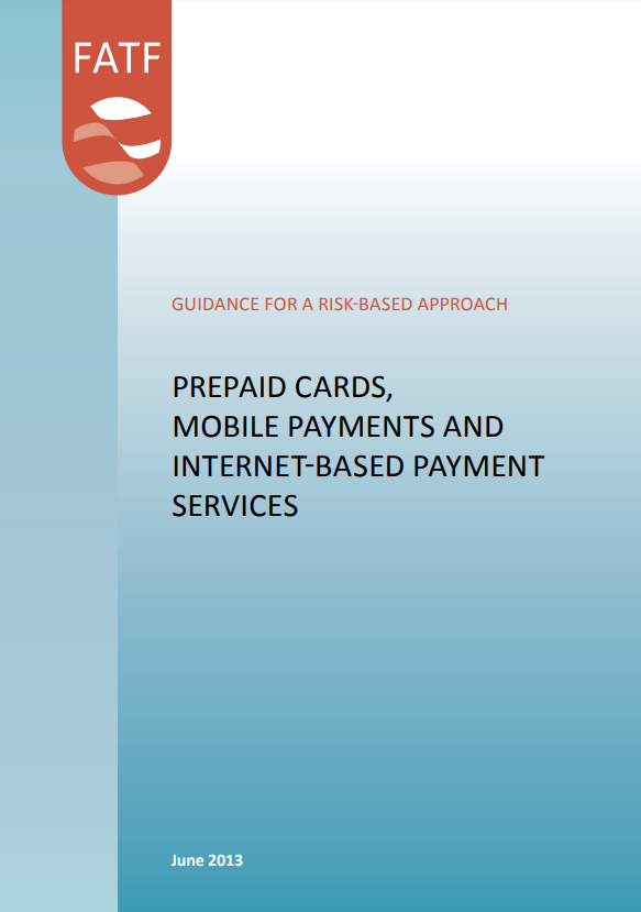 Prepaid cards, mobile payments and internet-based payment services